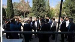 #بازدید رئیس دانشگاه علوم پزشکی شیراز و فرماندار استهبان از شبکه